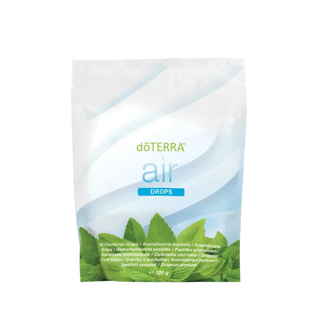 Caramelos Air de doTERRA en fondo blanco