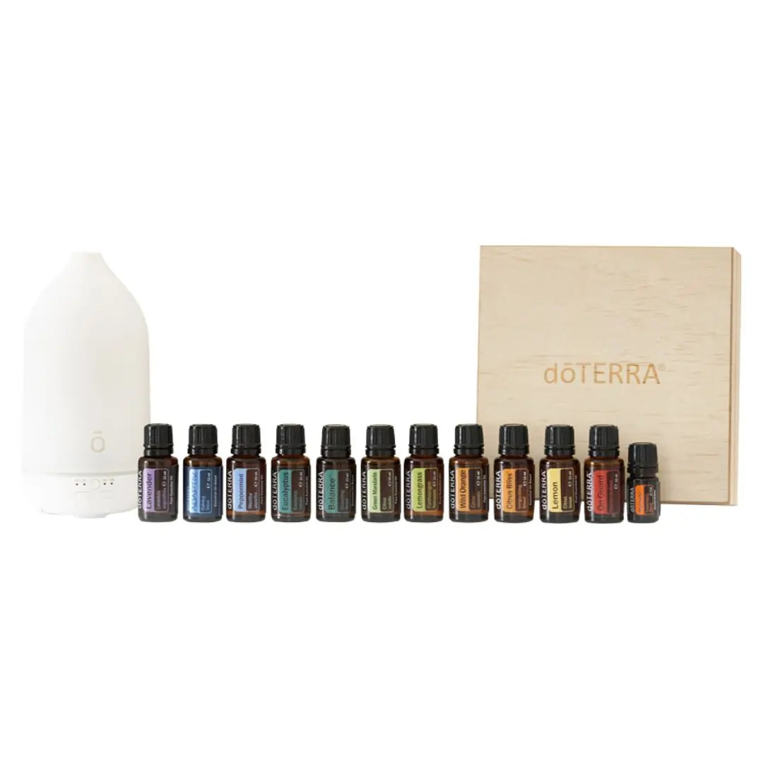 Kit completo Together doTERRA en fondo blanco