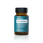 Frasco de RevitaZen Plus de doTERRA en fondo blanco