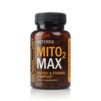 Suplemento dōTERRA Mito2Max Complejo de Energía y Resistencia en cápsulas, de la tienda online de bienestar Bienesencial, sobre fondo blanco.