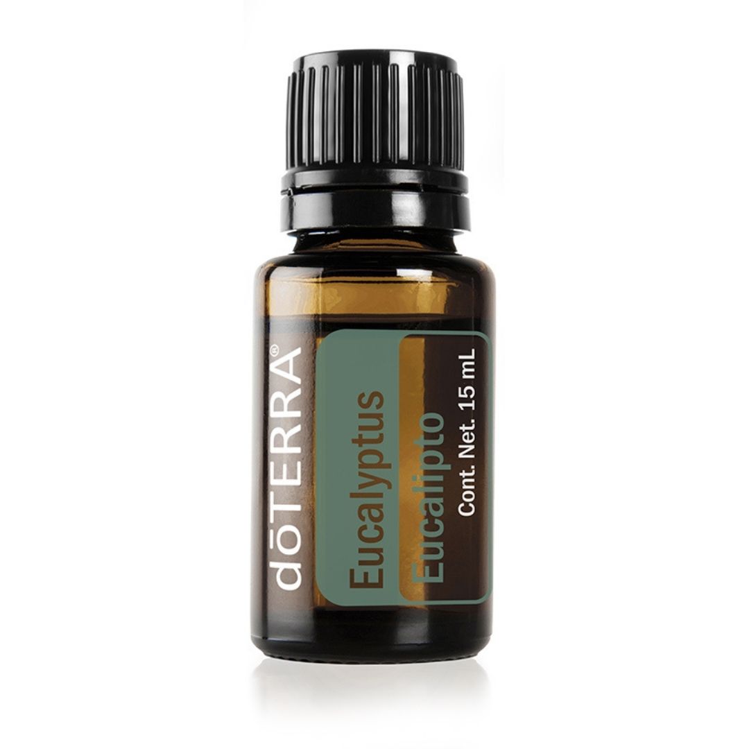 Aceite Esencial de Eucalipto 15ml de doterra - bienesencial en fondo blanco